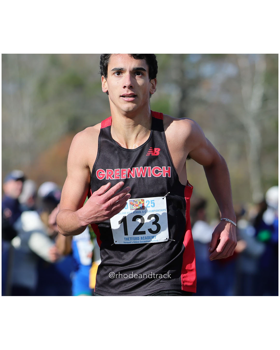 Matteo Chiesara, Greenwich High School, P57, 17:31.72 - New England Cross Country State Championship - Thetford Vt - November 8, 2025 File: ./dir-2-Boys-Championship/251108-2025-New England-Cross-Country-Championships-Thetford-VT-633-296A1061.jpg Matteo Chiesara, Greenwich High School, P57, 17:31.72 - New England Cross Country State Championship - Thetford Vt - November 8, 2025 – 202…